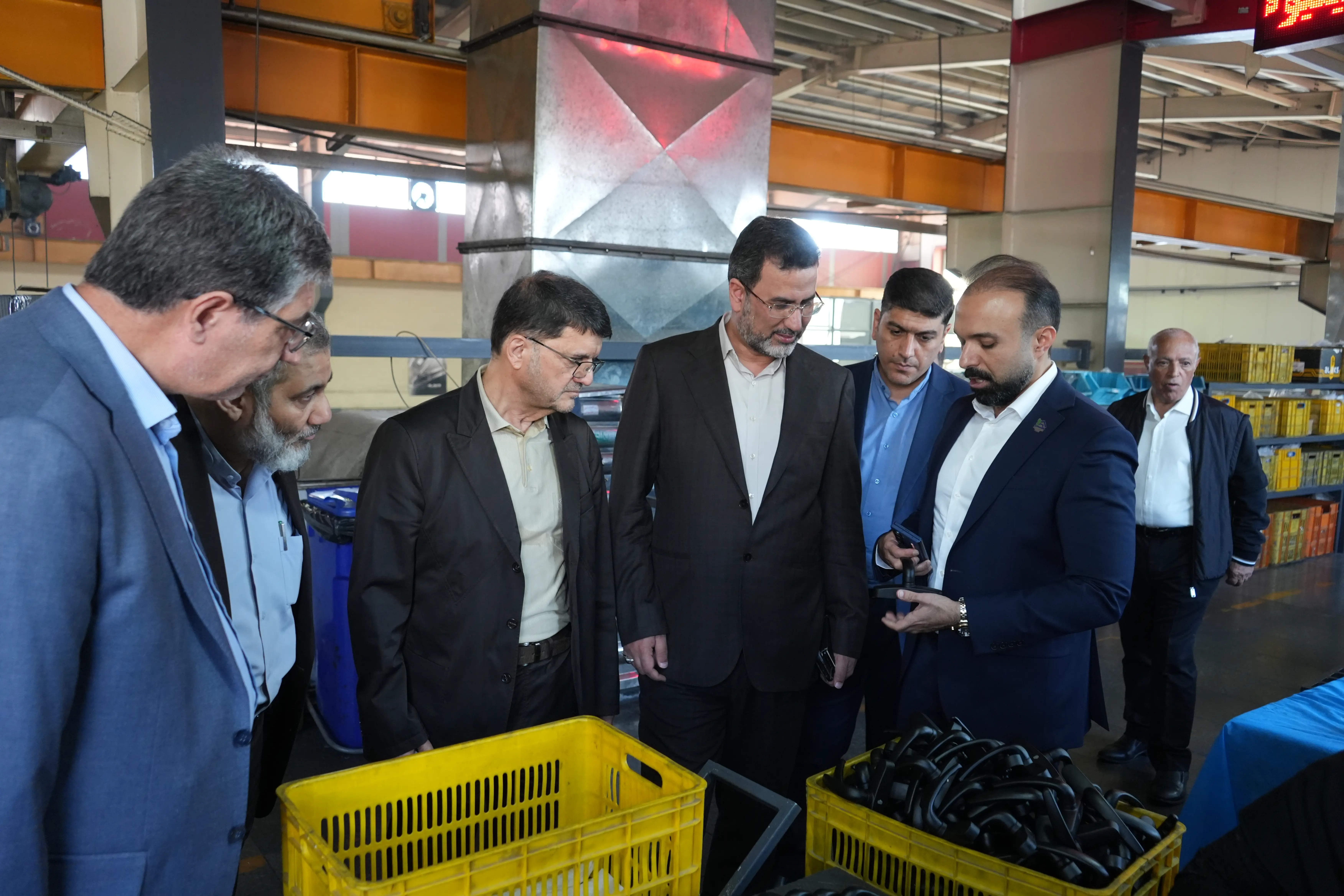 بازدید دکتر مفتح، قائم‌مقام وزیر صنعت، معدن و تجارت